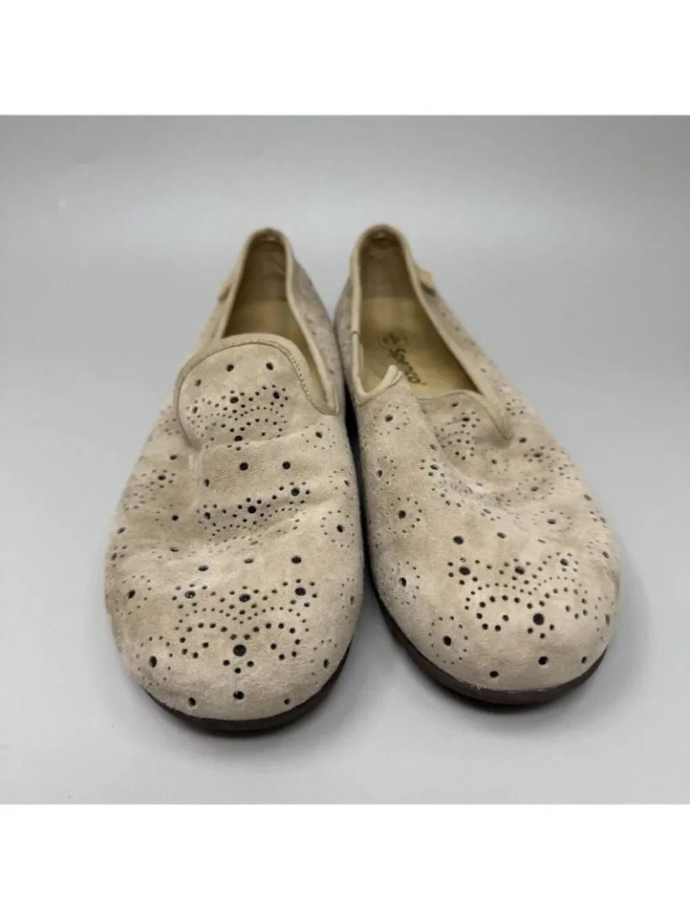 Spenco Women’s Paisley Beige Orthotic Ballet Flats Size 8.5B Comfort Shoes